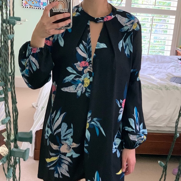 Blue Tree Swing Trapeze Dress - Picture 8 of 9